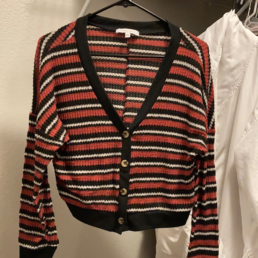 Soft sweater cardigan
